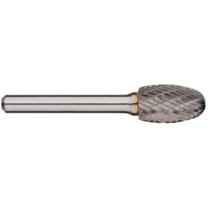 1/8in Oval Carbide Burr, 1/8in shank dia.