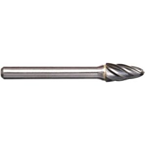 1/4in Tree Radius Nose Aluminium Carbide Burr