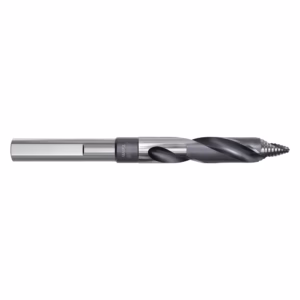 15 mm twist drill bit with silver shank and spiral flutes on a white background, designed for metal drilling (informational)