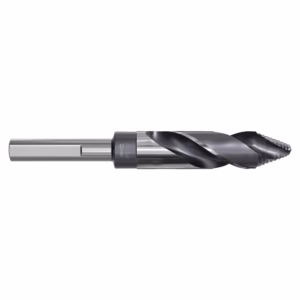 Twist drill bit (metalworking) with cutting flutes and a cylindrical shank, designed for metal drilling