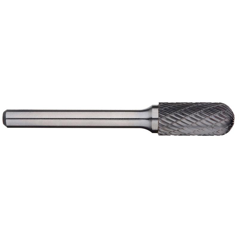 1/4in Cylindrical Ball Nose Carbide Burr