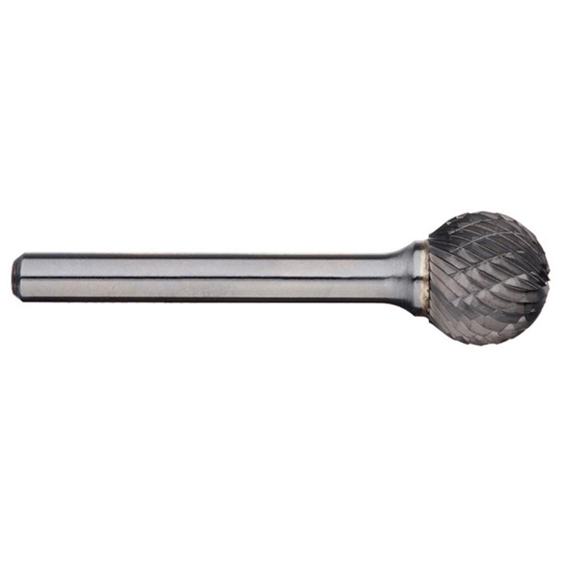 3/8in Ball Carbide Burr - 6in Long