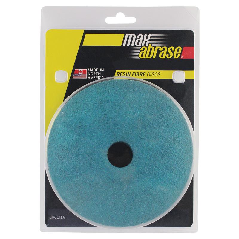 Carded 5 Pack 100mm x Z80 Resin Fibre Disc Zirc. Supreme Grit