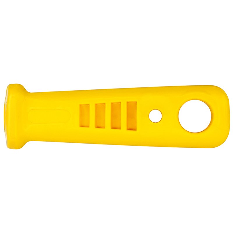 File Handle Plastic - Suits Round 150mm Files Yellow Bulk