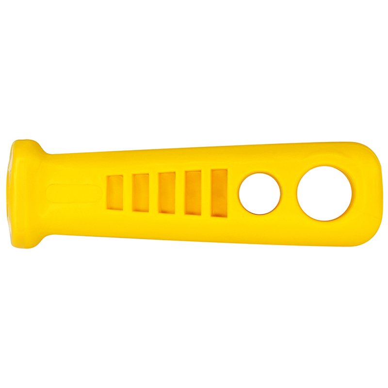 File Handle Plastic - Suits Flat- Half Round 250 & 300mm - & Round 300mm Files Yellow Bulk