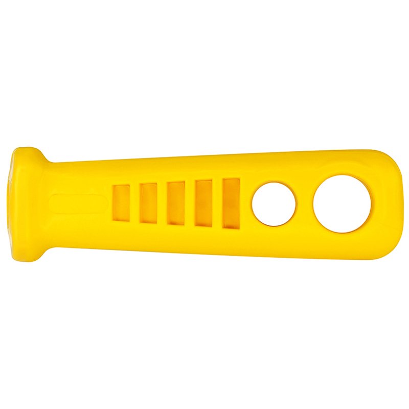 File Handle Plastic - Suits Round 300mm Files Yellow Bulk