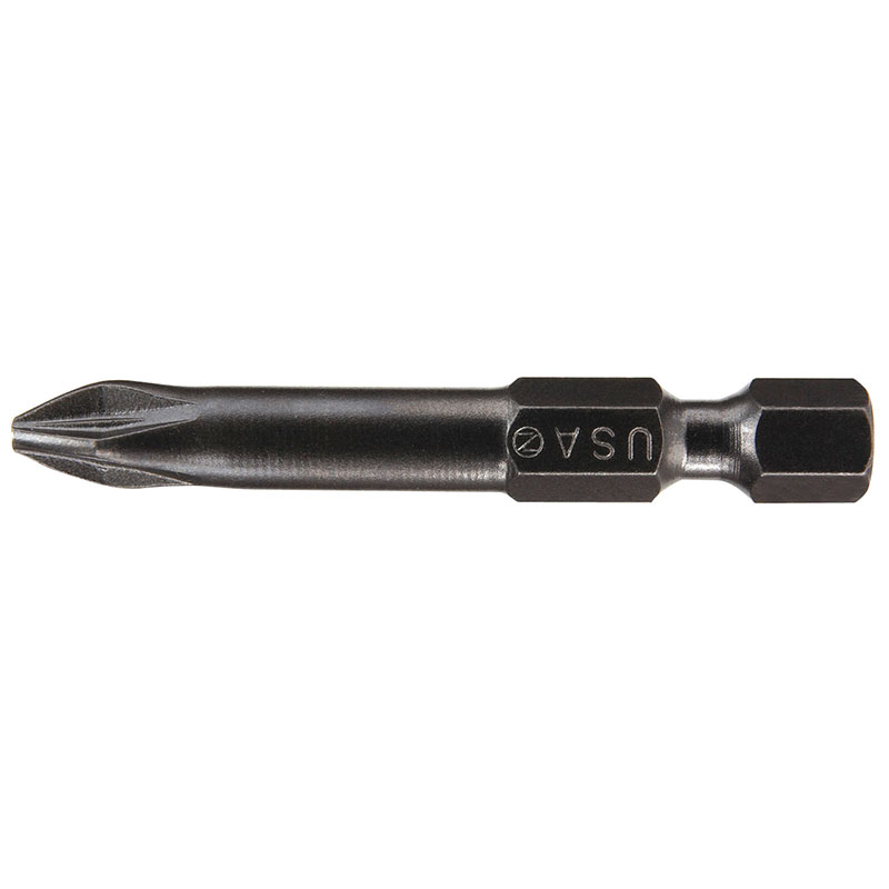 Pozi PZ2 x 50mm Hi Torque Power Bit - USA Handipack (x10)