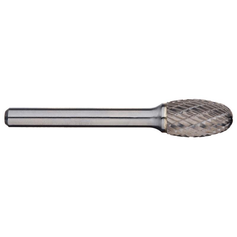 3/8in Oval Carbide Burr - 6in Long