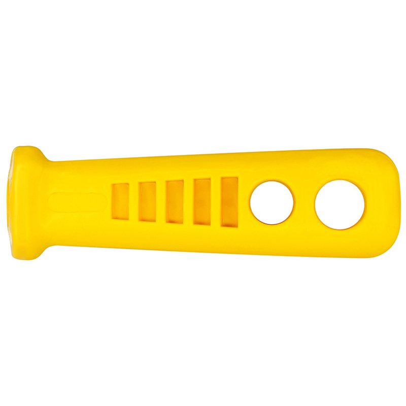 File Handle Plastic - Suits Round 200mm Files Yellow Bulk