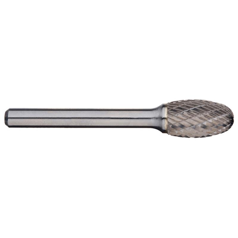 1/4in Oval Carbide Burr - 4in Long