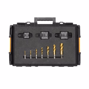 VersaDrive Impact Wrench Clutched Adapter Set: 3 Adapters + M8-M24 Spiral Flute Taps