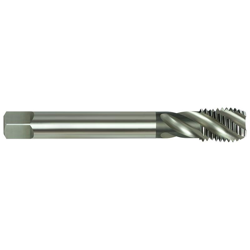 Twist drill bit with metal shank and spiral cutting flutes for drilling metal machines parts