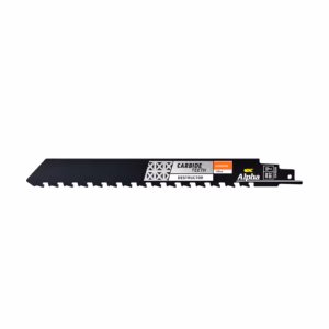 Alpha Carbide Teeth TCT Destructor Masonry Recip Blade | 2 TPI - 240mm