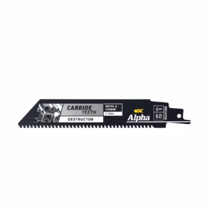 Alpha Carbide Teeth TCT Destructor Metal & Timber Recip Blade | 8 TPI - 152mm