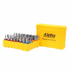 Alpha 33 Piece Insert Bit Set | Security - Carded